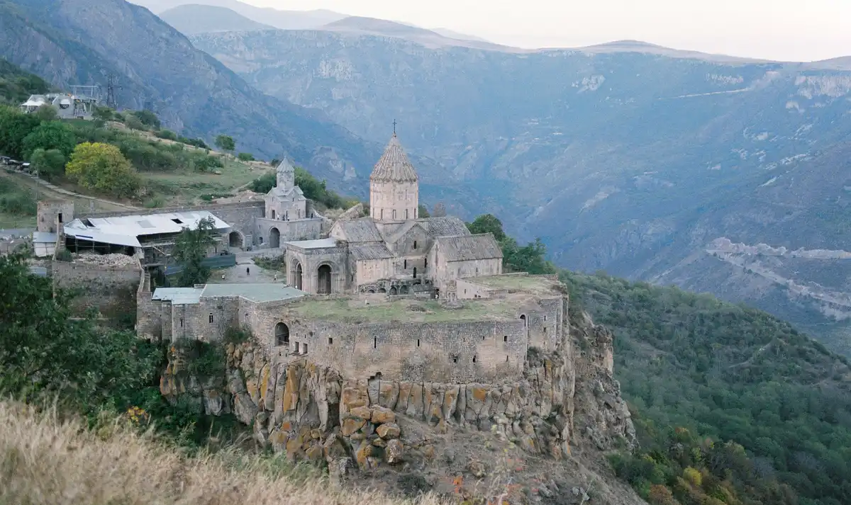 Tatev Monastery on the edge of the Vorotan gorge